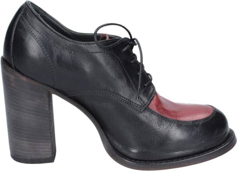 Moma Elegante Leren Damesschoenen Black Dames