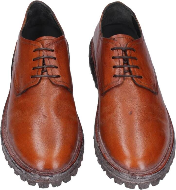 Moma Elegante Leren Damesschoenen Brown Dames