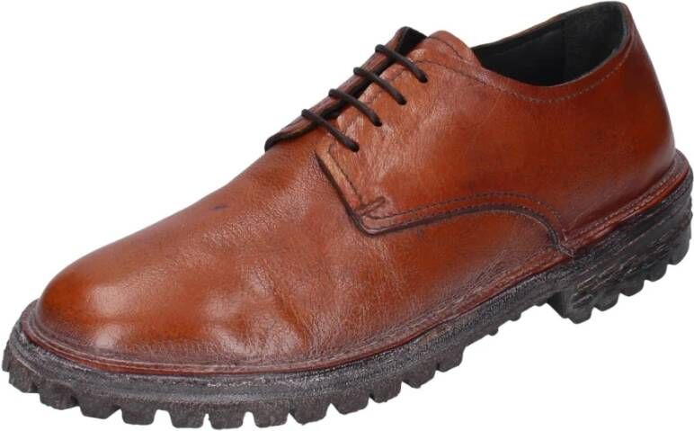 Moma Elegante Leren Damesschoenen Brown Dames