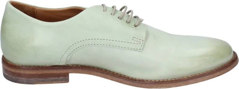 Moma Elegante Leren Damesschoenen Green Dames