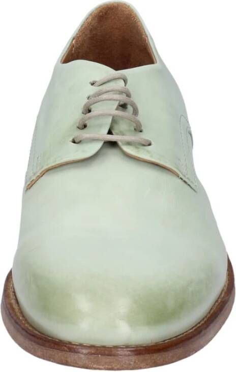 Moma Elegante Leren Damesschoenen Green Dames