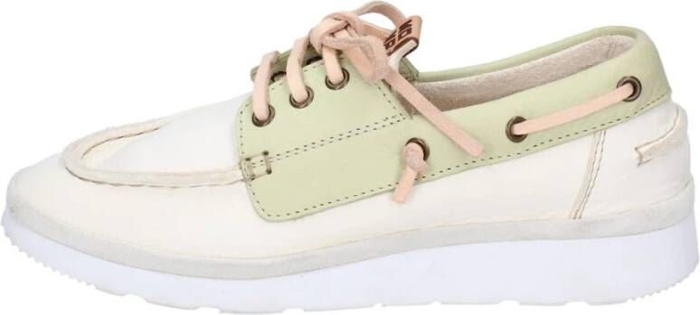 Moma Elegante Leren Damesschoenen White Dames