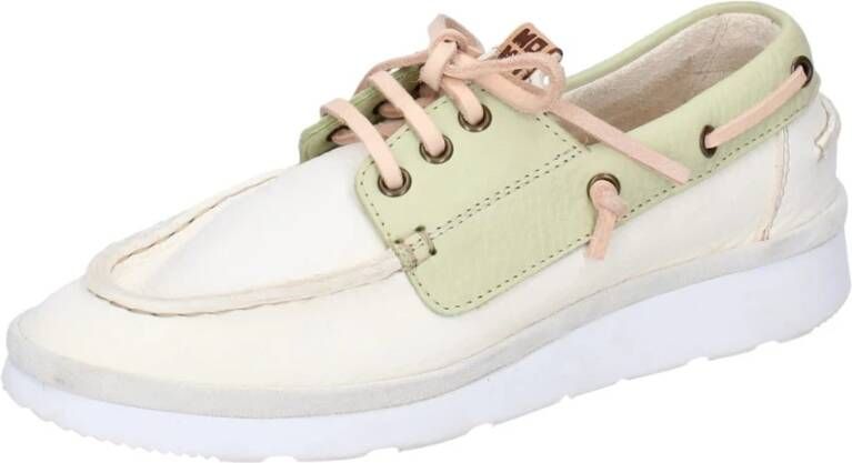 Moma Elegante Leren Damesschoenen White Dames