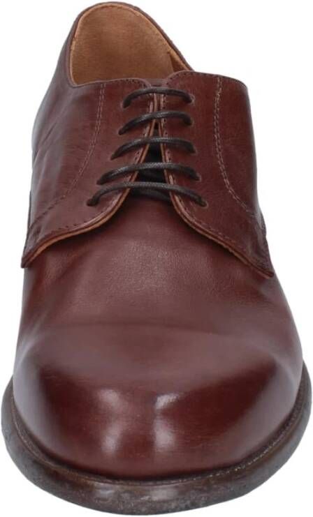 Moma Elegante Leren Herenschoenen Brown Heren