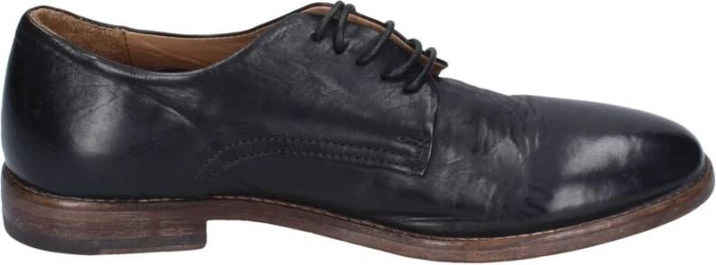 Moma Elegante Leren Schoenen voor Vrouwen Black Dames