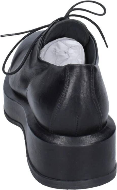 Moma Elegante Leren Schoenen voor Vrouwen Black Dames