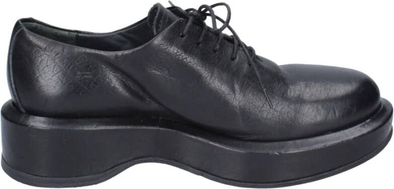 Moma Elegante Leren Schoenen voor Vrouwen Black Dames