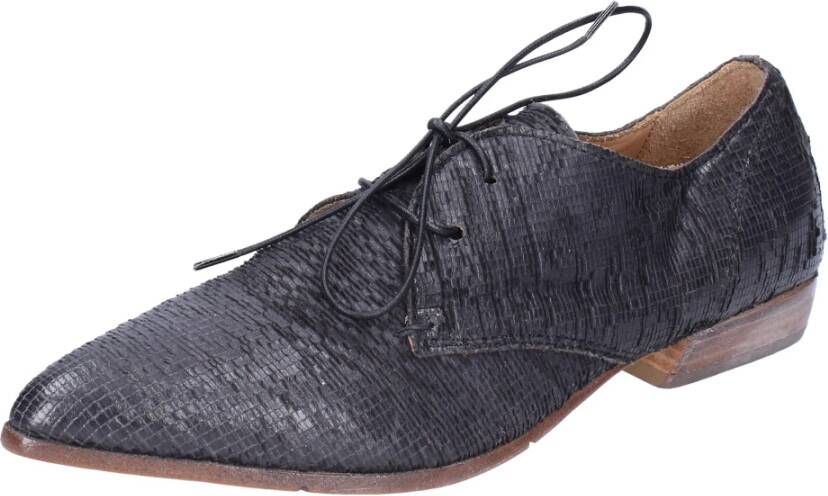 Moma Elegante Leren Schoenen voor Vrouwen Black Dames