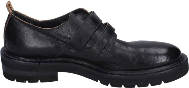 Moma Elegante Leren Schoenen voor Vrouwen Black Dames