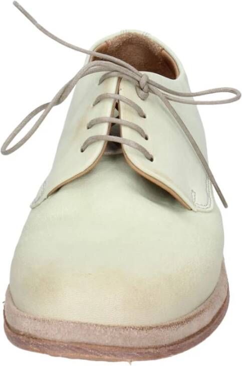 Moma Elegante Leren Schoenen voor Vrouwen Green Dames