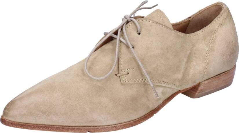 Moma Elegante Suède Damesschoenen Beige Dames