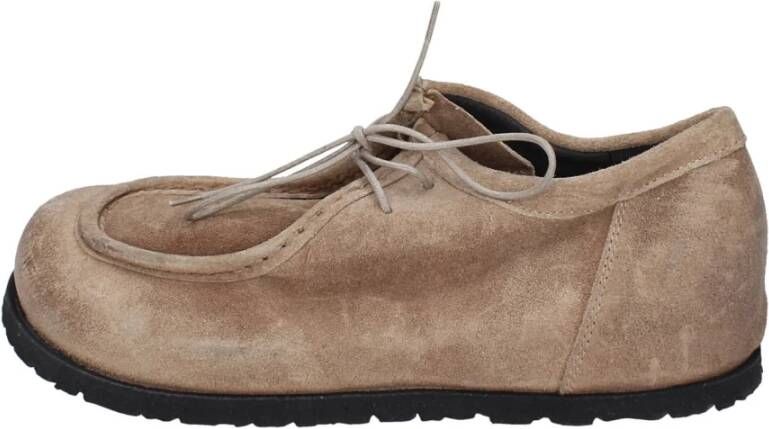 Moma Elegante Suède Damesschoenen Brown Dames