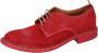 Moma Elegante Suède Damesschoenen Red Dames - Thumbnail 5