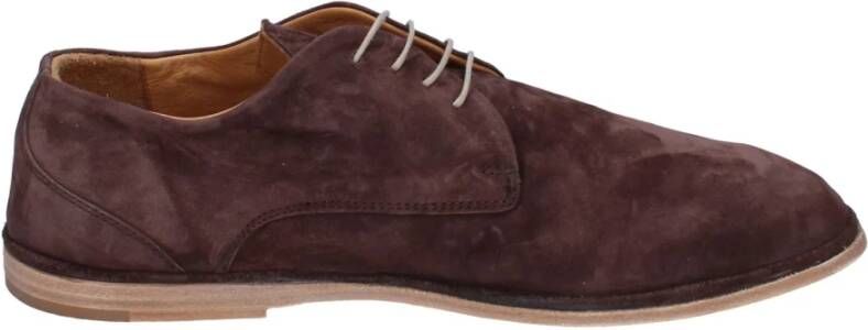 Moma Elegante Suède Herenschoenen Brown Heren