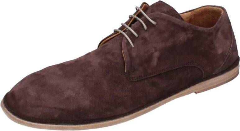 Moma Elegante Suède Herenschoenen Brown Heren