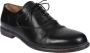 Moma Elegante Zwarte Leren Veterschoenen Black Heren - Thumbnail 2