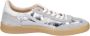 Moma Glanzende leren damessneakers Gray Dames - Thumbnail 3