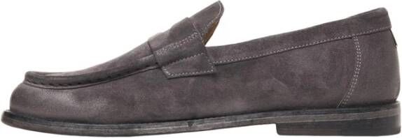 Moma Grijze Veterschoenen Loafers Gray Heren