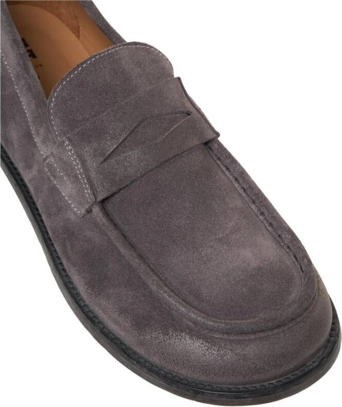 Moma Grijze Veterschoenen Loafers Gray Heren