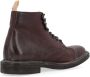 Moma Heren Leren Enkellaars in Ebony Brown Heren - Thumbnail 5