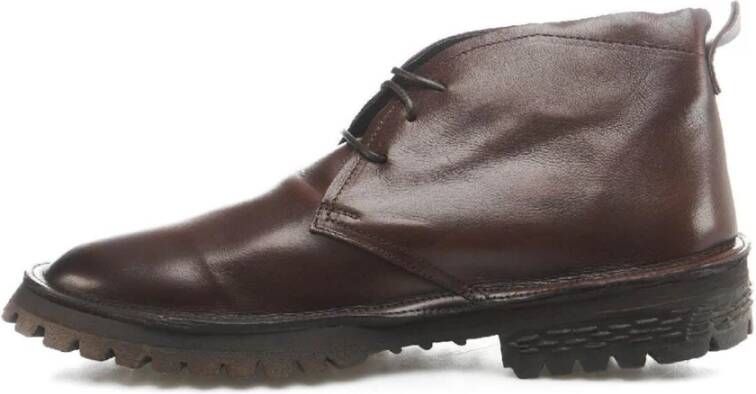 Moma Italiaanse veterschoenen voor heren Brown Heren