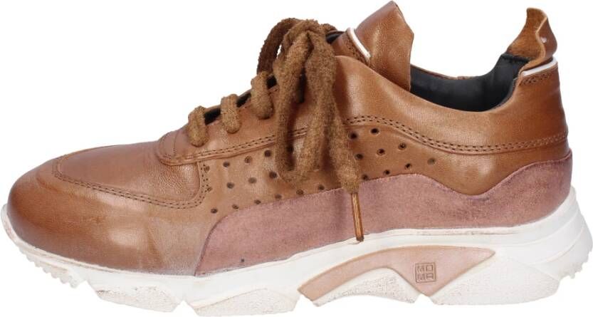 Moma Leren Dames Sneakers Brown Dames