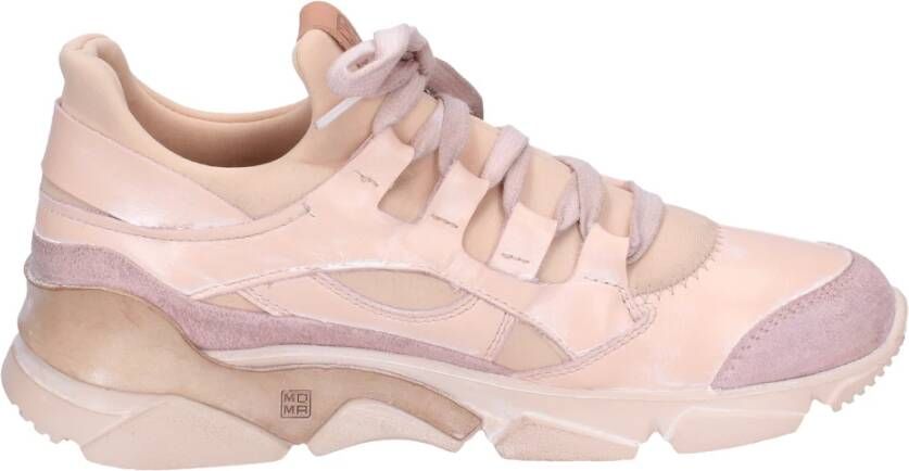 Moma Leren Dames Sneakers Pink Dames