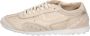 Moma Leren Damessneakers Beige Dames - Thumbnail 2