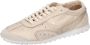 Moma Leren Damessneakers Beige Dames - Thumbnail 5