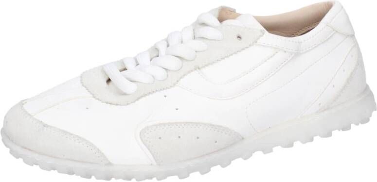 Moma Leren Damessneakers White Dames