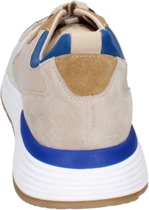 Moma Leren Heren Sneakers Beige Heren