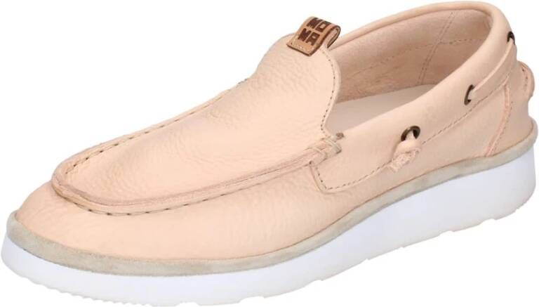 Moma Leren Loafers voor Vrouwen Pink Dames