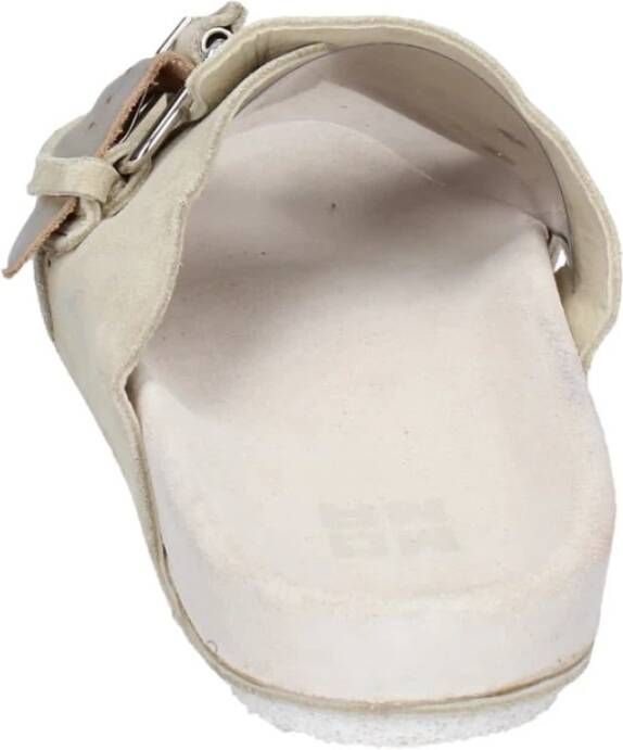 Moma Leren sandalen voor vrouwen Beige Dames