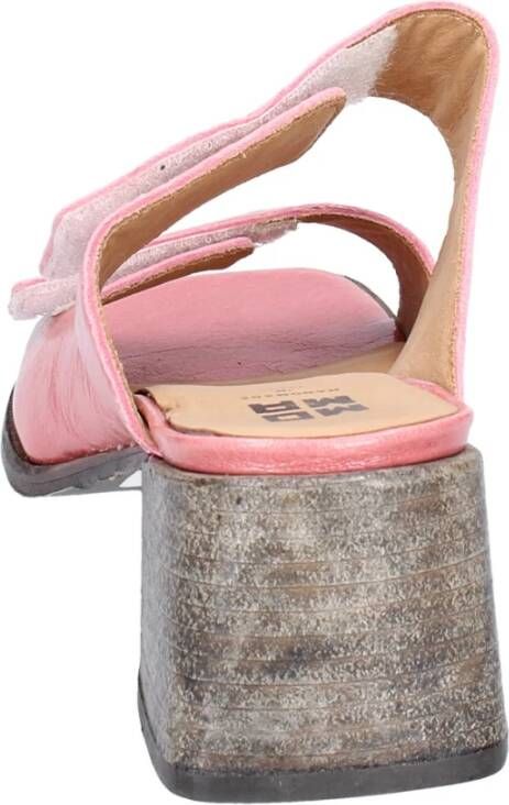 Moma Leren sandalen voor vrouwen Pink Dames