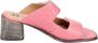 Moma Leren sandalen voor vrouwen Pink Dames - Thumbnail 3