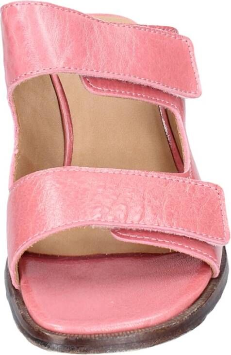 Moma Leren sandalen voor vrouwen Pink Dames