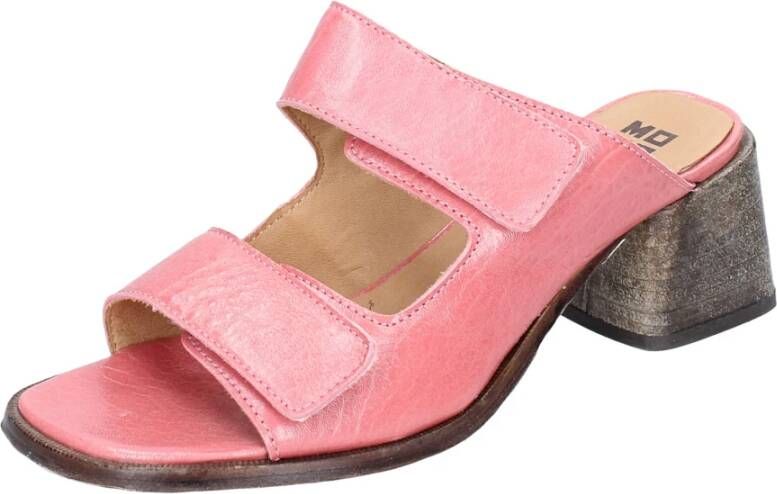 Moma Leren sandalen voor vrouwen Pink Dames