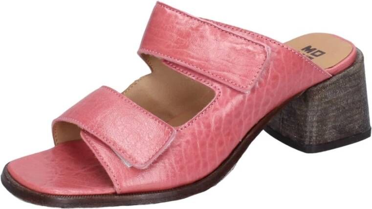 Moma Leren sandalen voor vrouwen Pink Dames