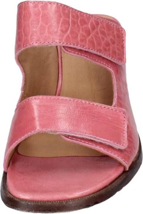 Moma Leren sandalen voor vrouwen Pink Dames