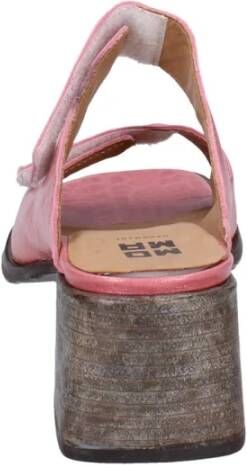 Moma Leren sandalen voor vrouwen Pink Dames