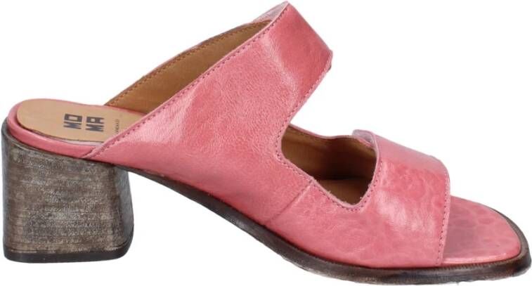 Moma Leren sandalen voor vrouwen Pink Dames