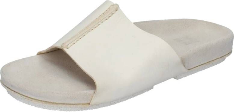 Moma Leren sandalen voor vrouwen White Dames