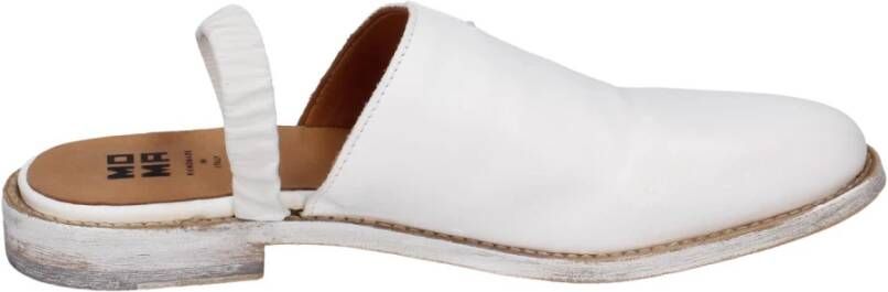 Moma Leren sandalen voor vrouwen White Dames