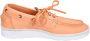 Moma Leren Sneakers voor Vrouwen Orange Dames - Thumbnail 3