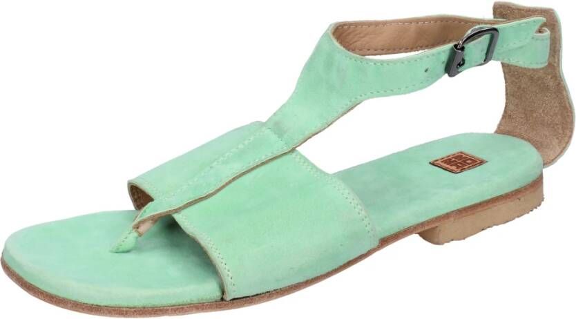 Moma Suede Dames Sandalen Green Dames