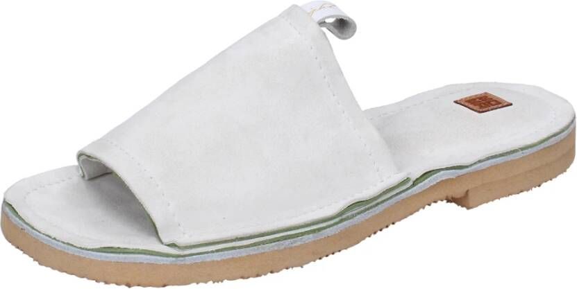 Moma Suede Dames Sandalen White Dames