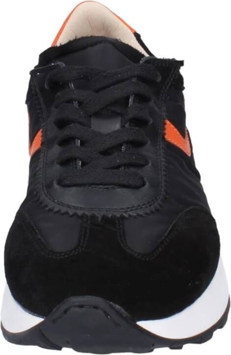 Moma Suede Damessneakers Black Dames