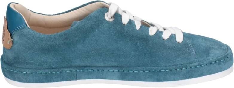 Moma Suede Damessneakers Green Dames