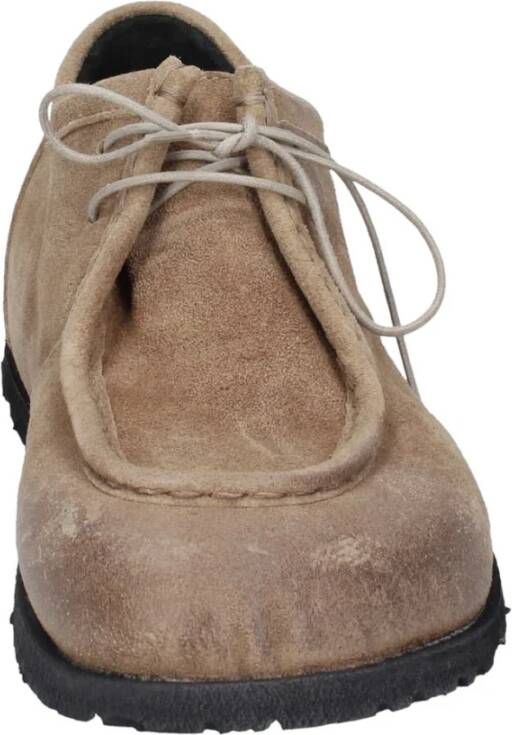 Moma Suede Enkellaarzen voor vrouwen Beige Dames