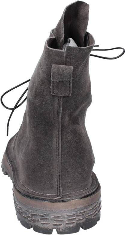 Moma Suede Enkellaarzen voor vrouwen Gray Dames